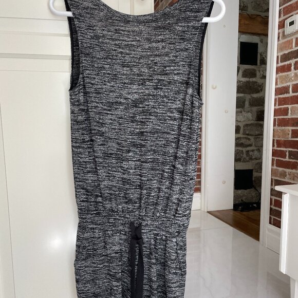 Aritzia Wilfred Free Izabel Romper Sz SX BLack- Gray Knit Casual - Picture 5 of 7